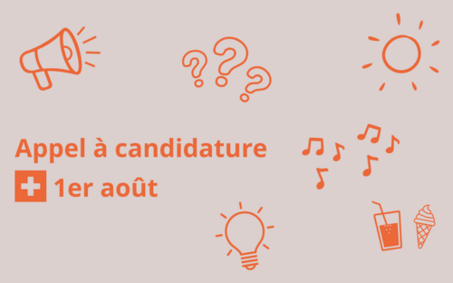 Appel à candidature pour l'organisation de la Fête du 1er août