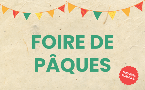 Samedi, c'est la foire de Pâques