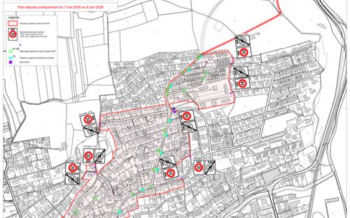 Route du Vorbourg - Dépôt public d'un projet de zone 30