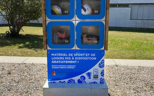 BoxUp au Parc Urbain - pour emprunter gratuitement du matériel de sport et de loisirs