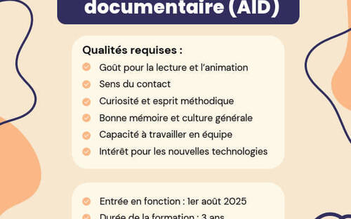 Place d'apprentissage 2025