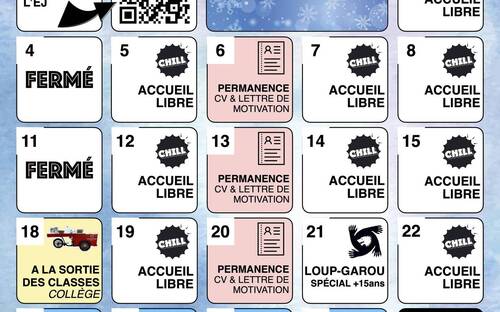 L'Espace-Jeunes en février