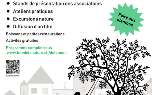 Fête de la nature - un riche programme le 21 mai à Delémont