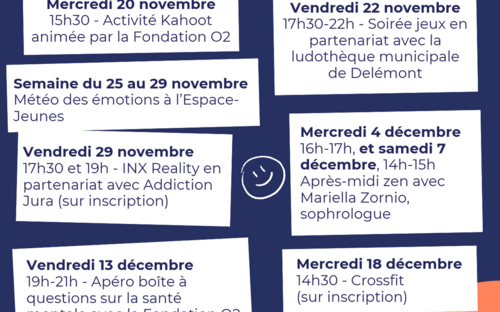 L'Espace-Jeunes Delémont participe à la campagne Santé psy ados jura