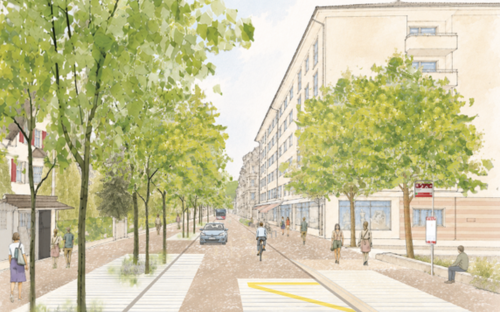 Avenue de la Gare - D'un lieu de passage à un lieu de destination