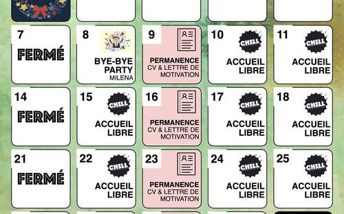 L'Espace-Jeunes en janvier