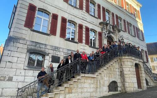 Label Cité de l'énergie : visite d'une délégation luxembourgeoise