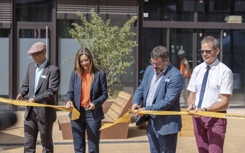 Inauguration officielle des bâtiments de la Poste à la Gare de Delémont