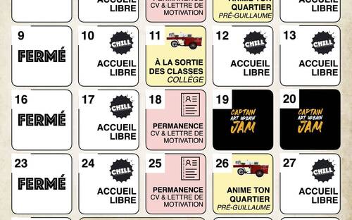 En septembre à l'Espace-Jeunes