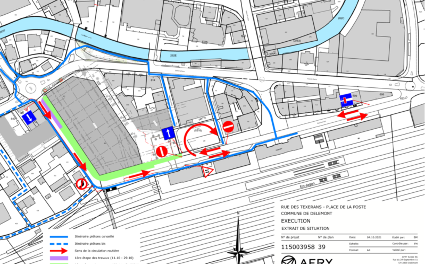 Travaux de réaménagement - Secteur Gare