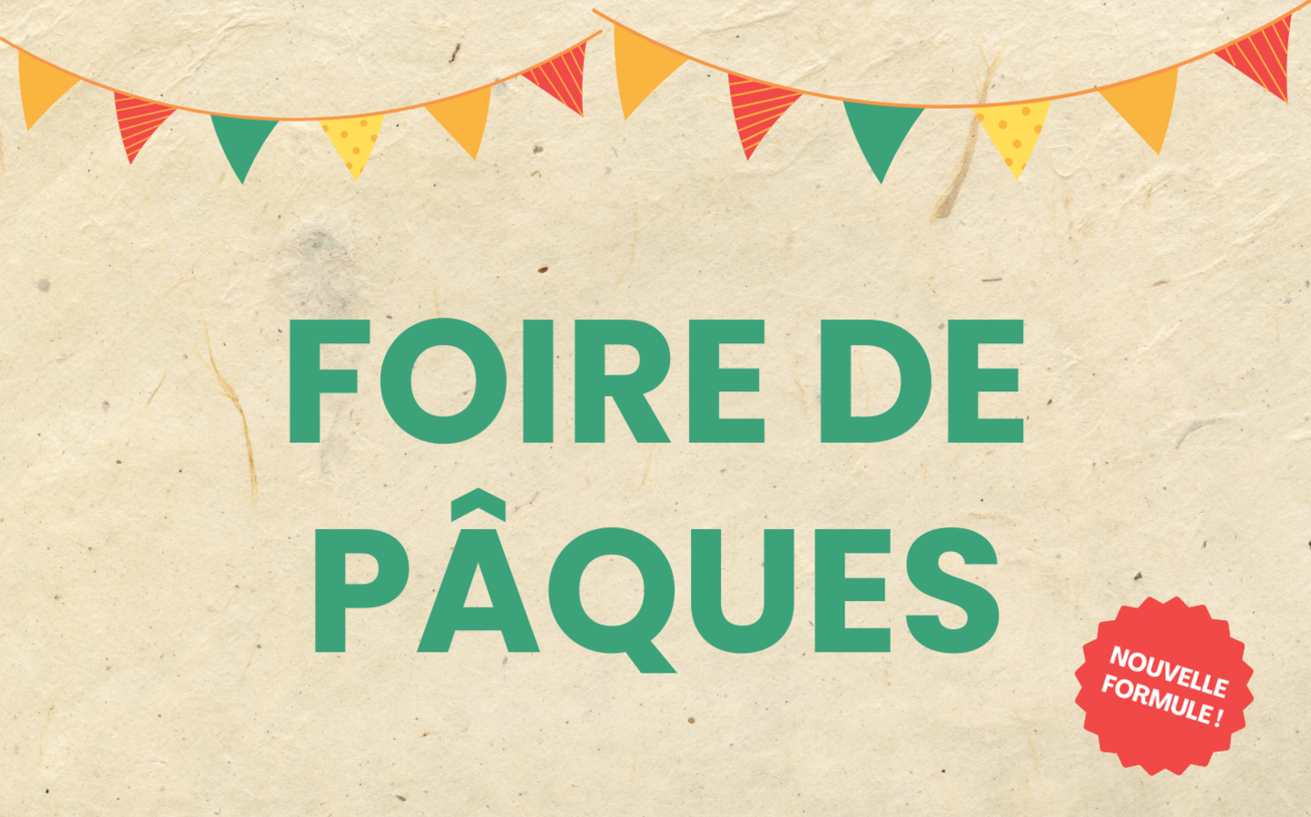 Samedi, c'est la foire de Pâques