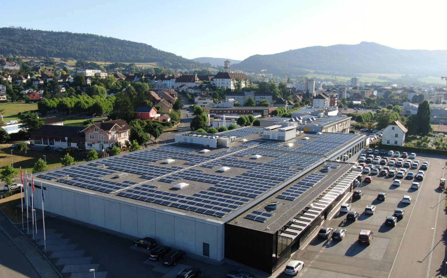 Records de production d’électricité renouvelable et locale à Delémont