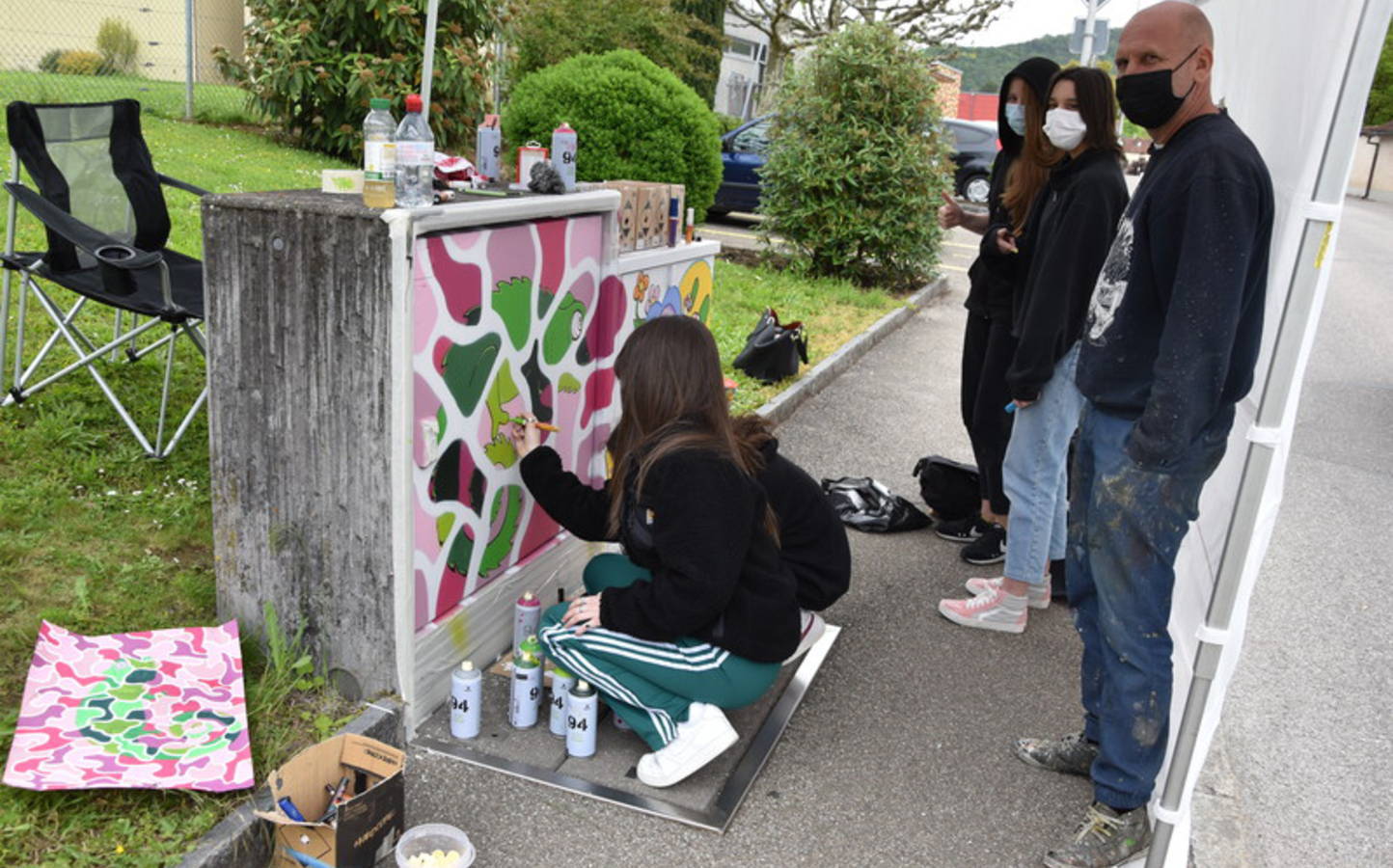 L'art contre les incivilités - de nouvelles couleurs à Delémont