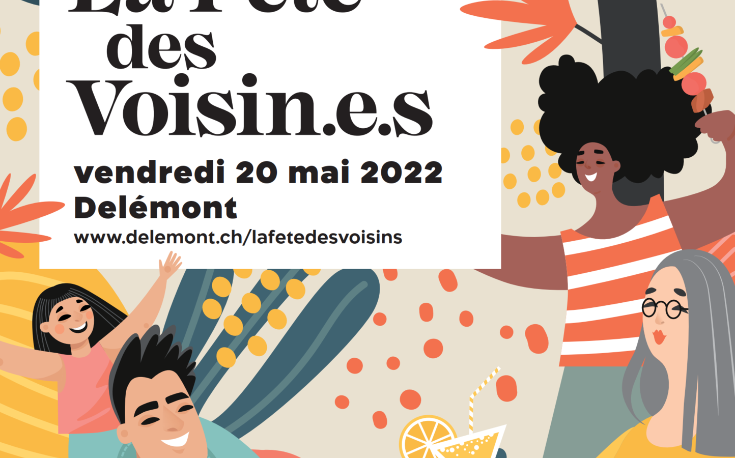 A Delémont, on va faire la Fête des voisin.e.s!