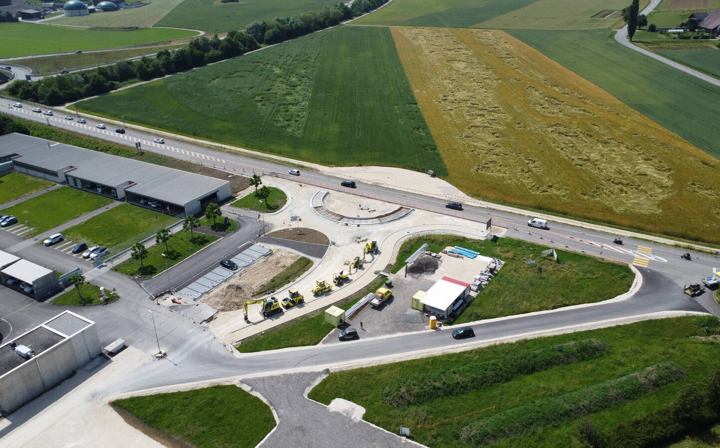 Accès aux Prés-roses - les travaux avancent