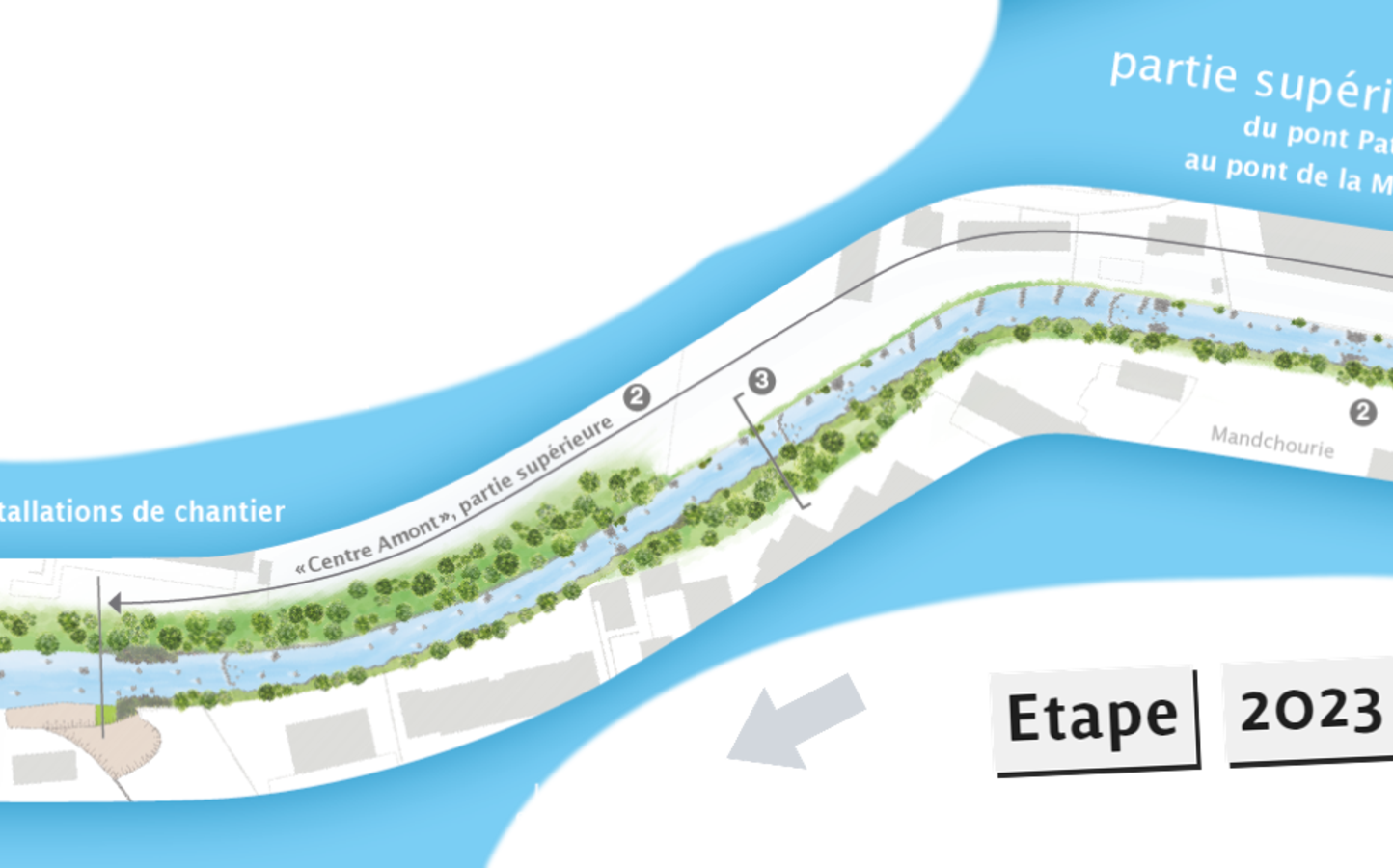 Delémont Marée Basse - Travaux du secteur supérieur