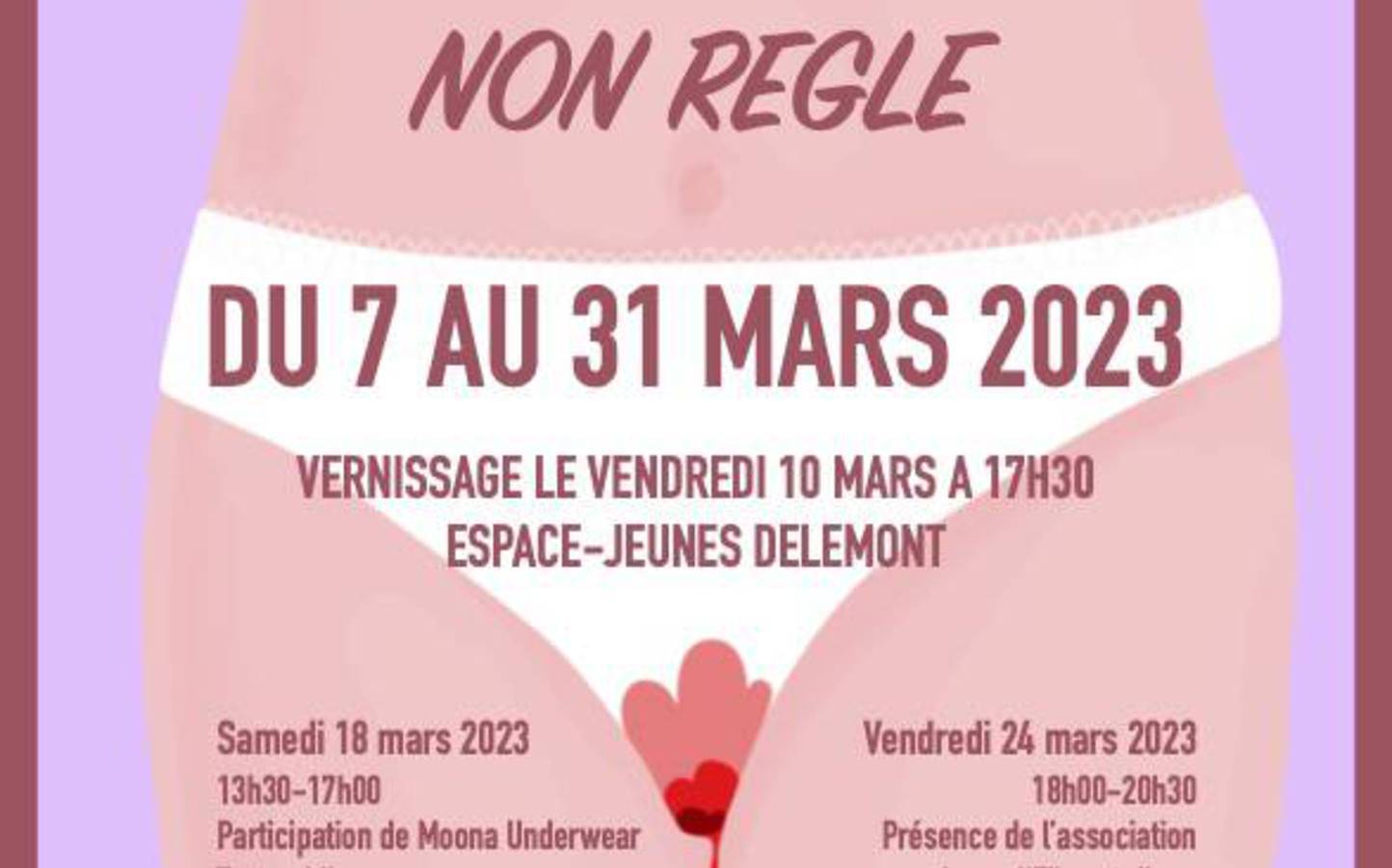 Exposition sur les menstruations