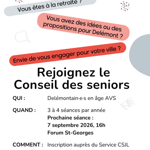 Réunion du Conseil des seniors
