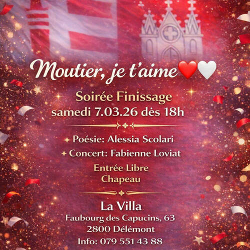 Vernissage de l'Exposition Moutier, je t’aime