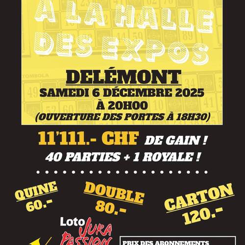 Un Loto à la Halle des expos !