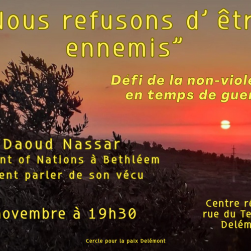 Défi de la non-violence en temps de guerre