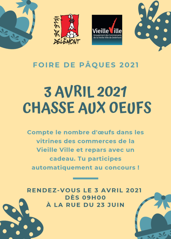 Affiche Chasse aux oeufs