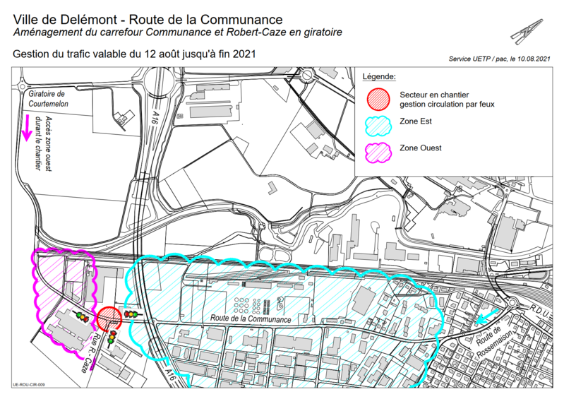 Gestion du trafic Communance - Robert-Caze