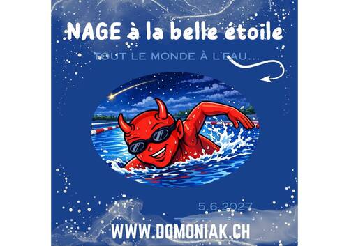 Nage à la belle étoile