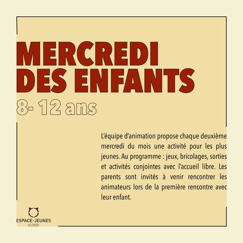 Mercredi des enfants