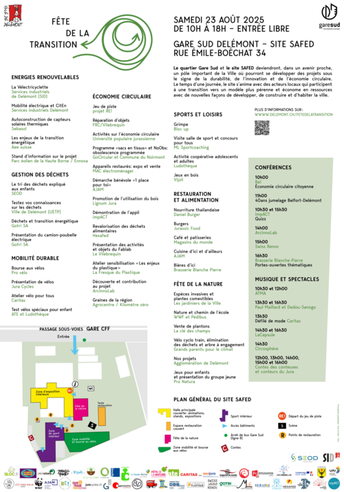 Programme fête de la transition 2025