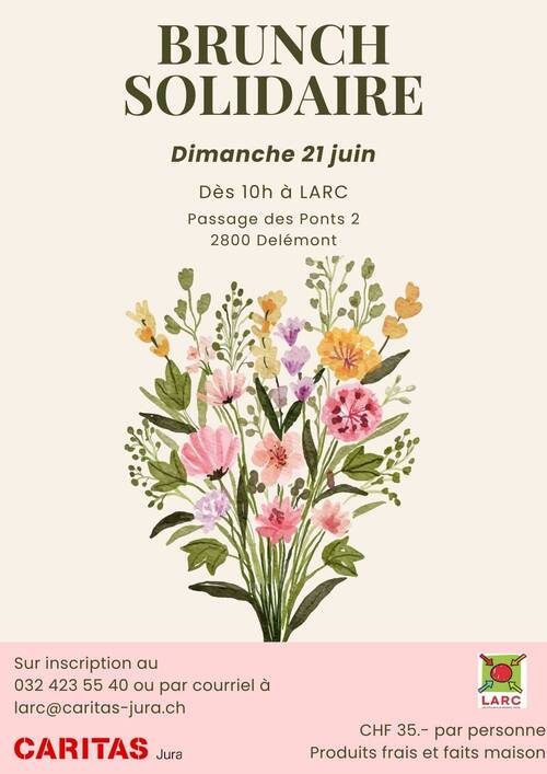 Affiche brunch LARC 2026