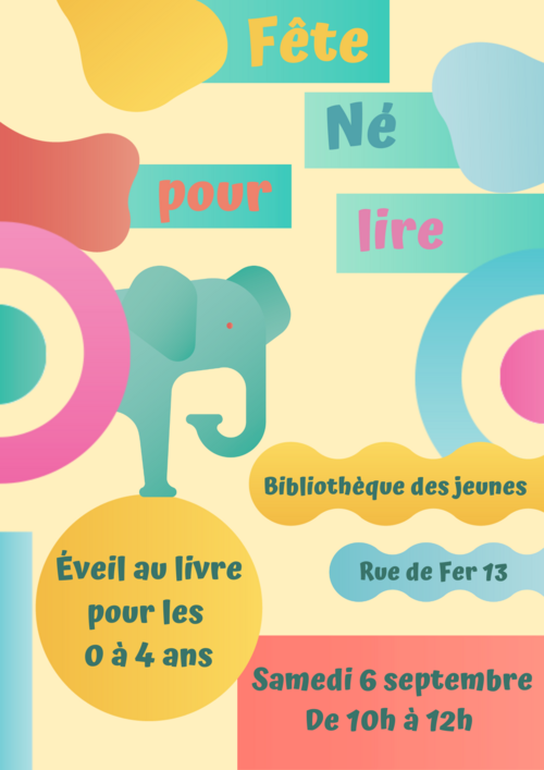 Visuel Fête Né pour lire 2025
