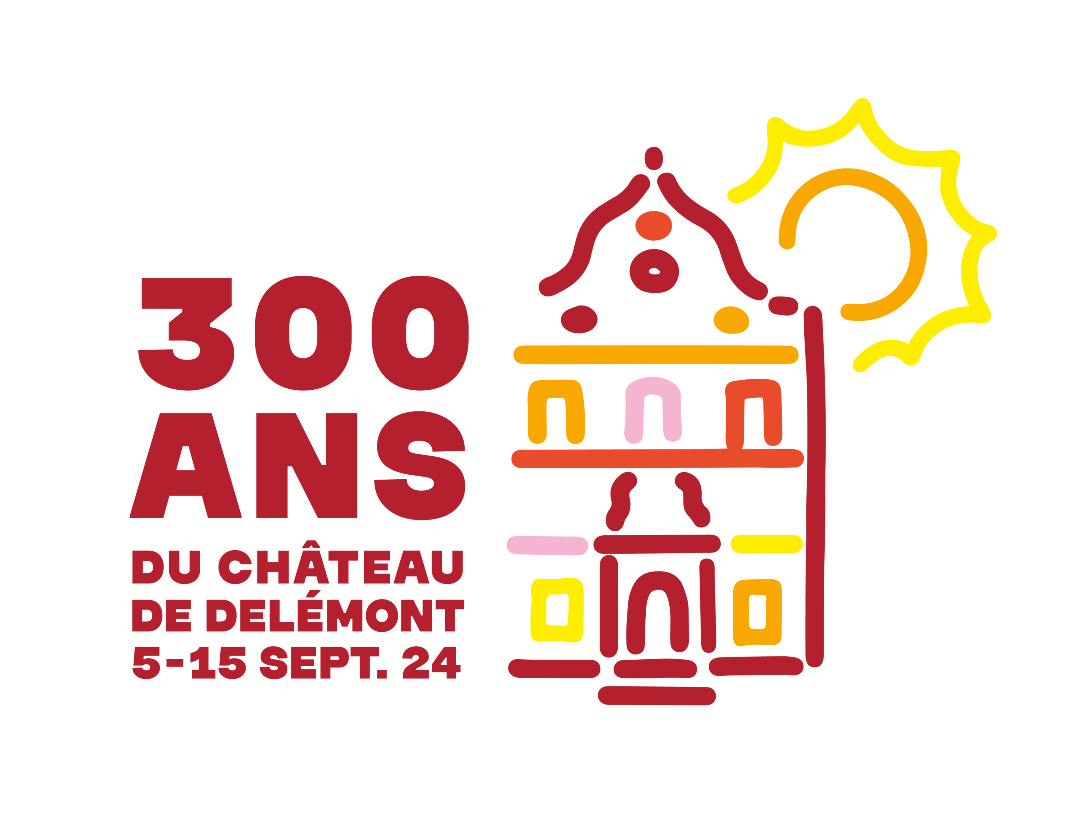 Logo 300 ans Château Delémont