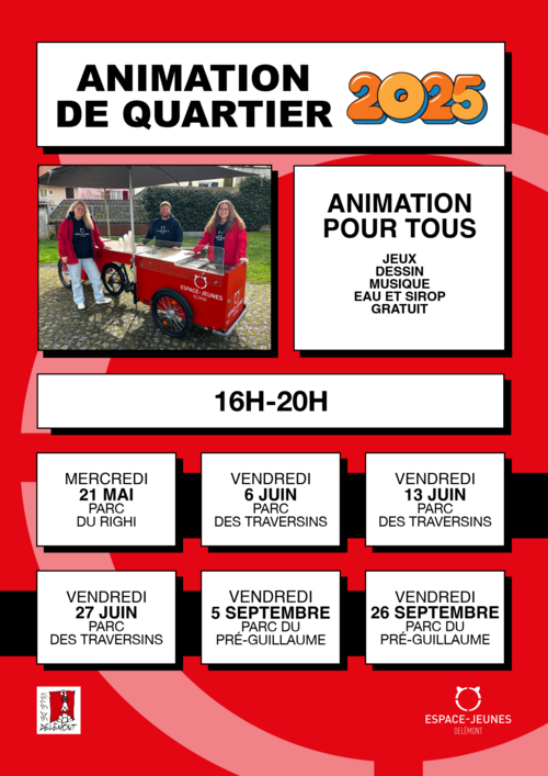 Animations de quartier Espace-Jeunes Delémont 