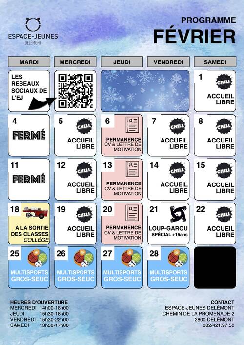 Espace-Jeunes février