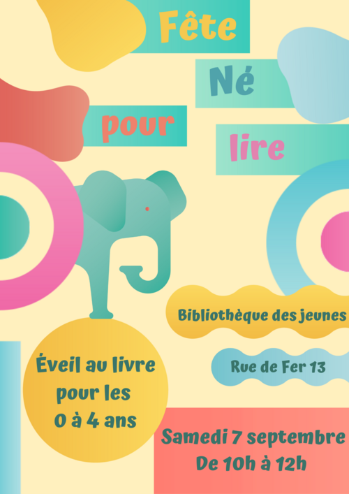 Visuel Fête Né pour lire 2024