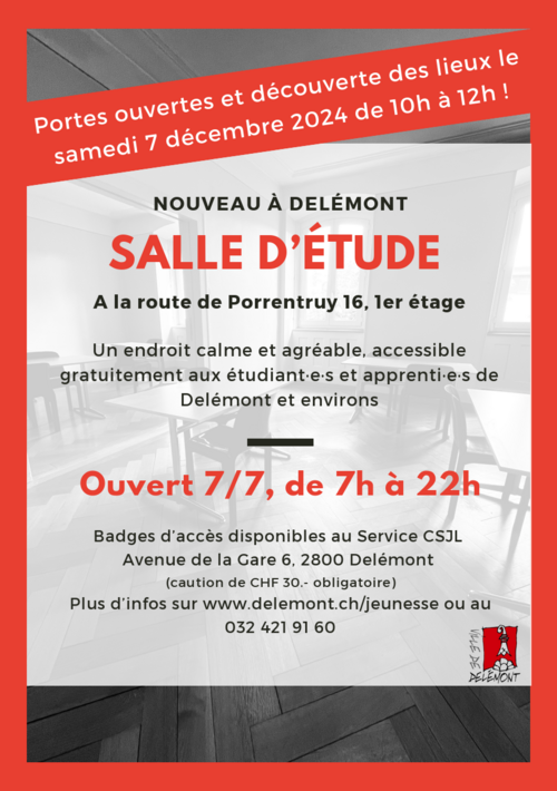 Salle d'étude