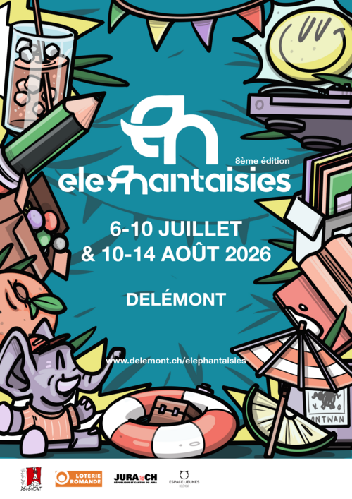 Affiche éléphantaisies 2026