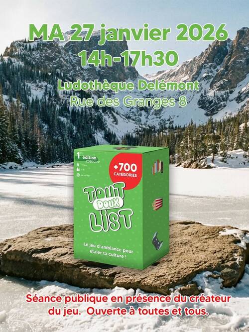 Présentation du jeu "Tout Doux List"