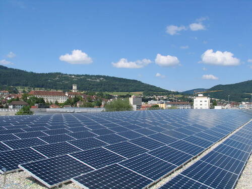Panneau photovoltaïque Delémont