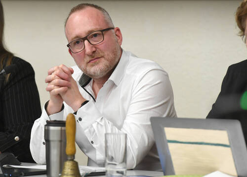 Delémont le 27 janvier 2025 . Première séance du Conseil de Ville de Delémont en 2025. Photo Stéphane Gerber