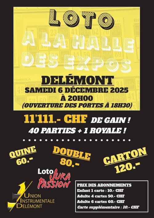 Un Loto à la Halle des expos !