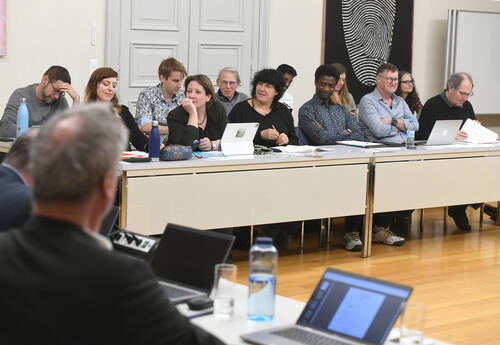 Delémont le 27 janvier 2025 . Première séance du Conseil de Ville de Delémont en 2025. Photo Stéphane Gerber