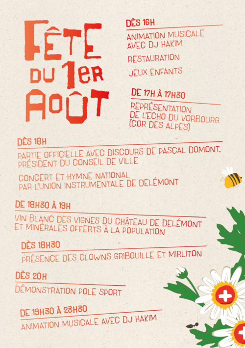 Programme 1er août