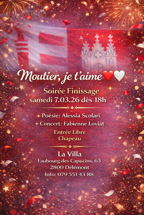 Vernissage de l'Exposition Moutier, je t’aime