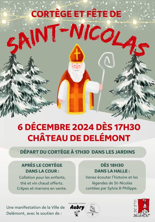Affiche St-Nicolas 2024 Delémont