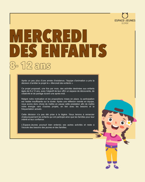 Mercredi des enfants