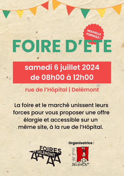 Affiche Foire d'été 2024 - 1