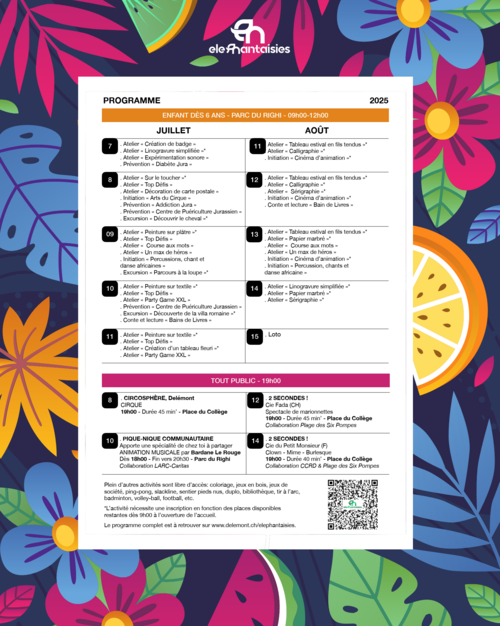 Programme 2025