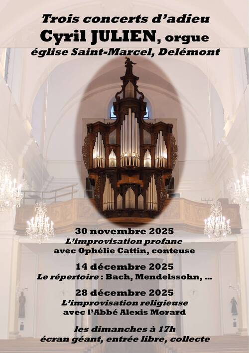 Récital d'orgue : l'improvisation religieuse
